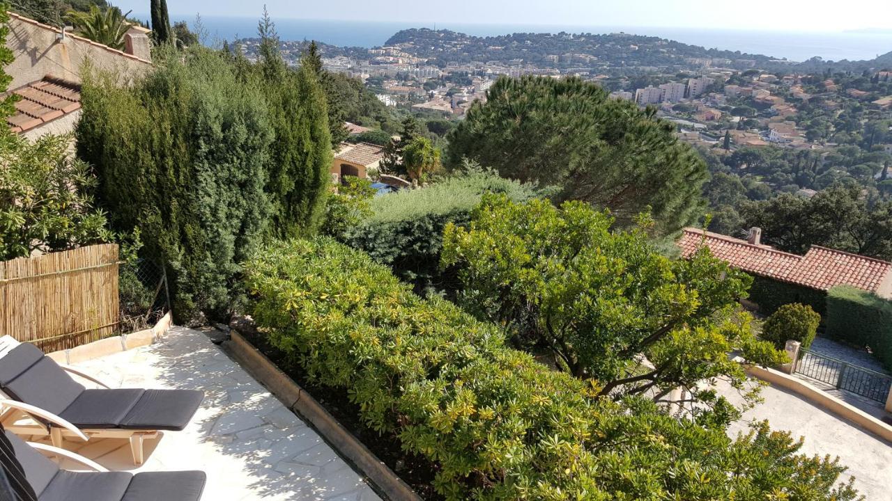 Appartement Rez De Jardin Dans Villa Vue Mer กาวาแลร์-ซูร์-แมร์ ภายนอก รูปภาพ